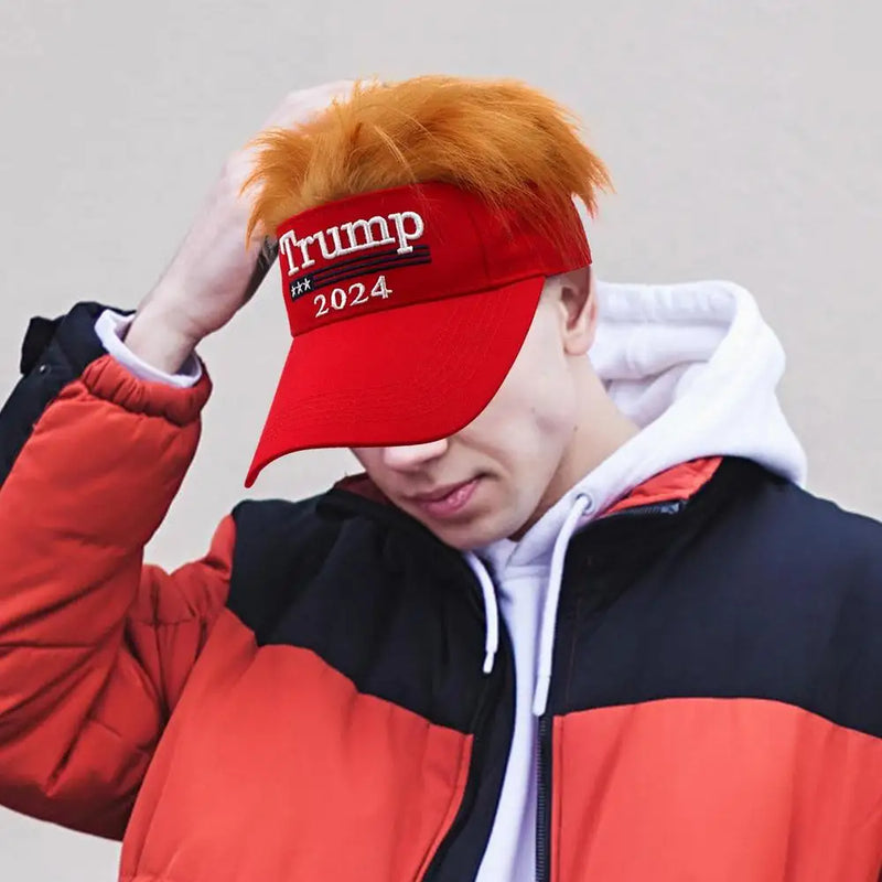 Trump Hats 2024 Visor Donald Trump Baseball Hat Men Women Adjustable Visor Cap Classic Sunscreen Baseball Cap For Fishing Hiking