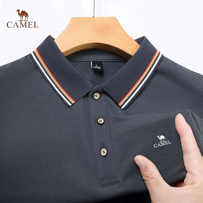 Summer New High Quality Short Sleeved Polo Shirt for Men Luxury Fashion Business Leisure Comfortable Breathable Cool T-shirt Top