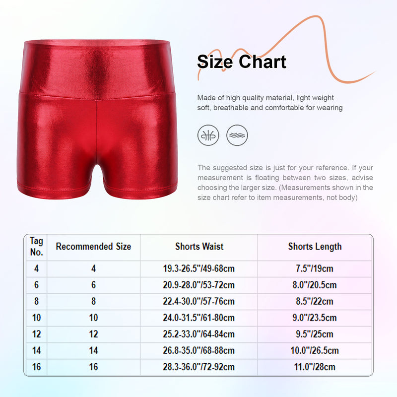 Kids Girls Jazz Dance Shorts Pants Hip Hop Dance Costume Shorts Bottoms Activewear Sports Gymnastic Workout Street Dance Wear