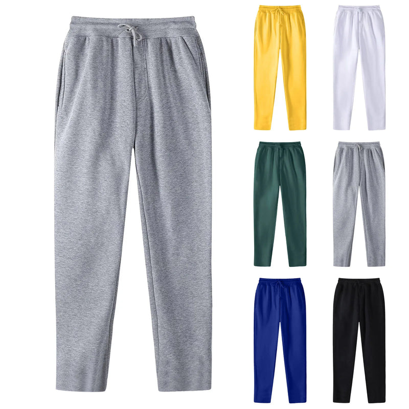 Women’S Trousers Fleece Cotton Lined Sweatpants Wide Straight Leg Pants Bottom Sweatpants Sports Pants Joggers Female Clothing