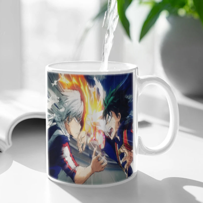 My Hero Academia Ceramic Mug Cute Coffee Tea Milk Stave Mugs And Cups with Handle Novelty Gifts