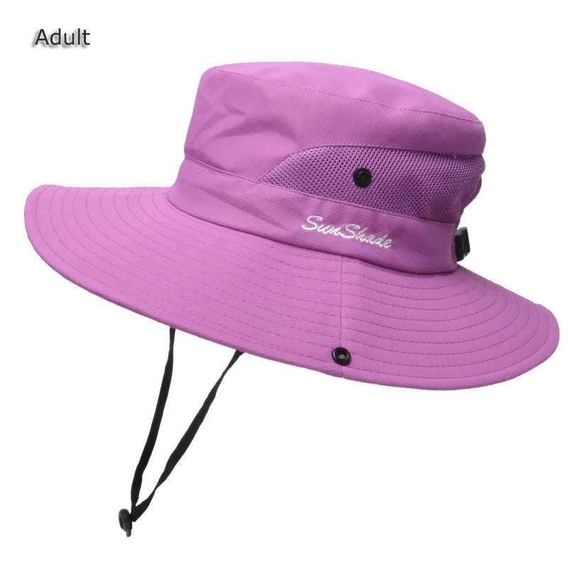 Unisex Fishing Hat Men Sun UV Protection Outdoor Fishing Cap Women Large Wide Brim Breathable Sunshade Casual Fishing Hats