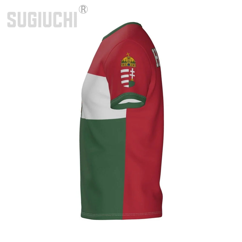 Custom Name Number Hungary Flag Emblem 3D T-shirts For Men Women Tees jersey team Clothes Soccer Football Fans Gift T shirt