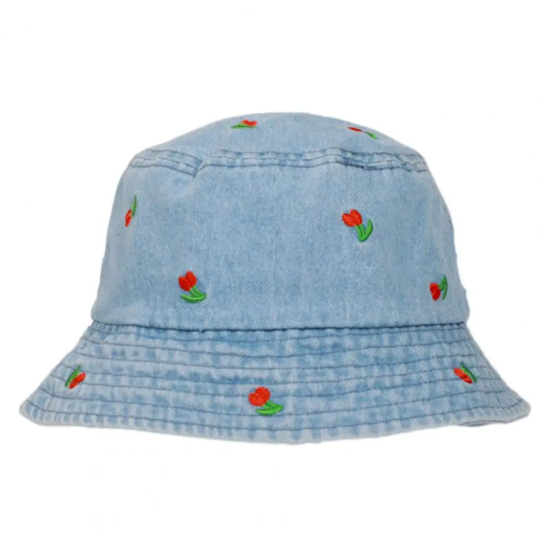 Unisex Washed Cotton Western Cowboy Hats Men Women Foldable Denim Bucket Hat Wide Brim Hat Sun Visor Panama Male Jazz Hat