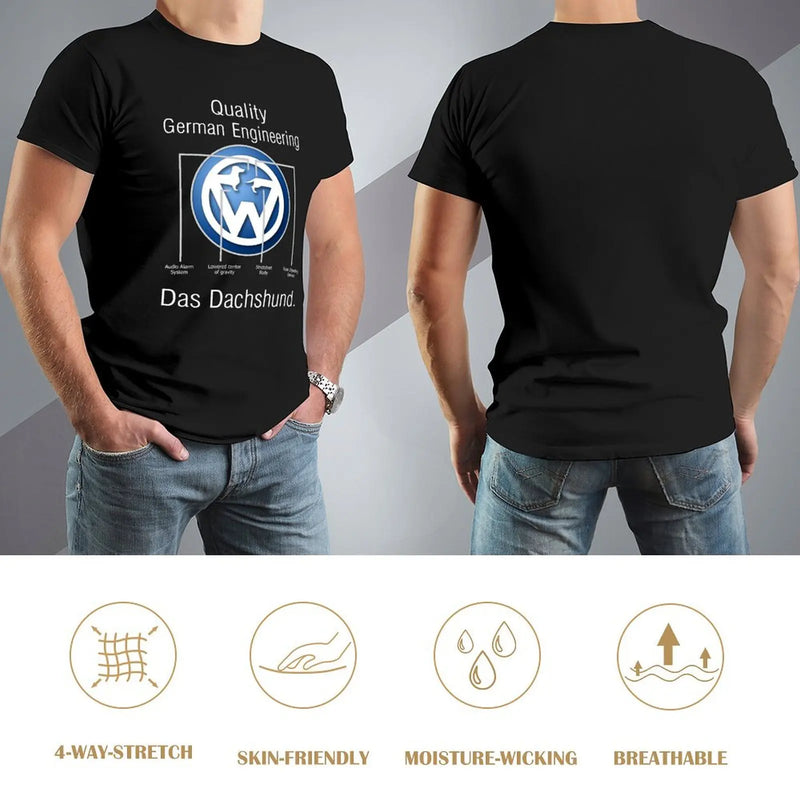 Quality German Engineering Das Dachshund - Doxie T-Shirt summer tops cheap stuff clothes for men