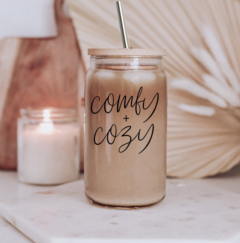 Comfy Cozy Glass Cup