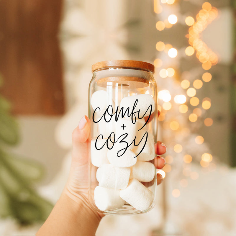 Comfy Cozy Glass Cup