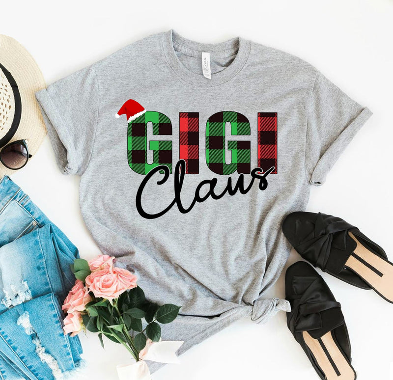 Gigi Claus Christmas T-shirt