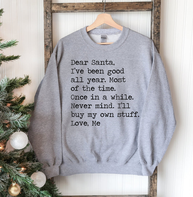 Dear Santa Christmas Sweatshirt