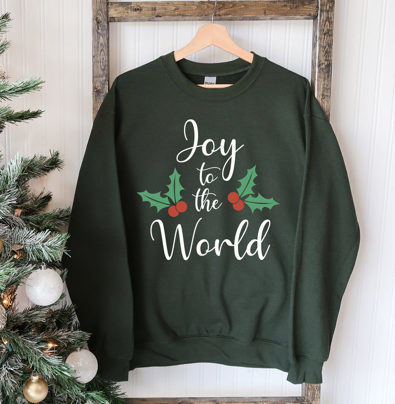 Joy To The World Christmas Sweatshirt