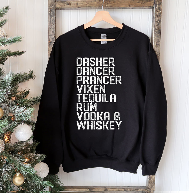 Dasher Dancer Christmas Sweatshirt