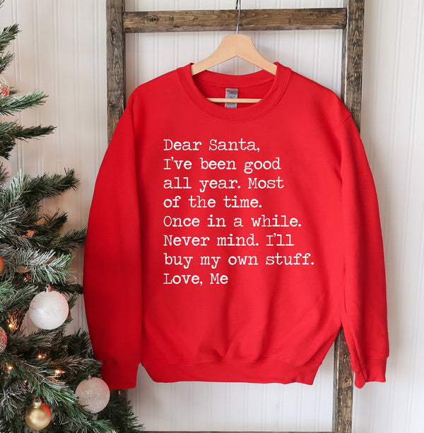 Dear Santa Christmas Sweatshirt