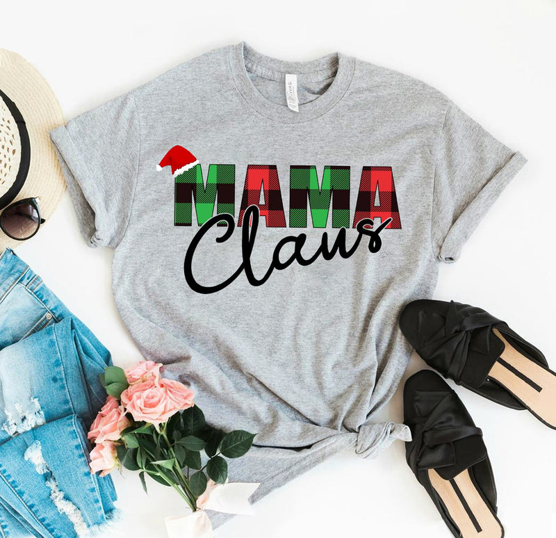 Mama Claus Christmas T-shirt