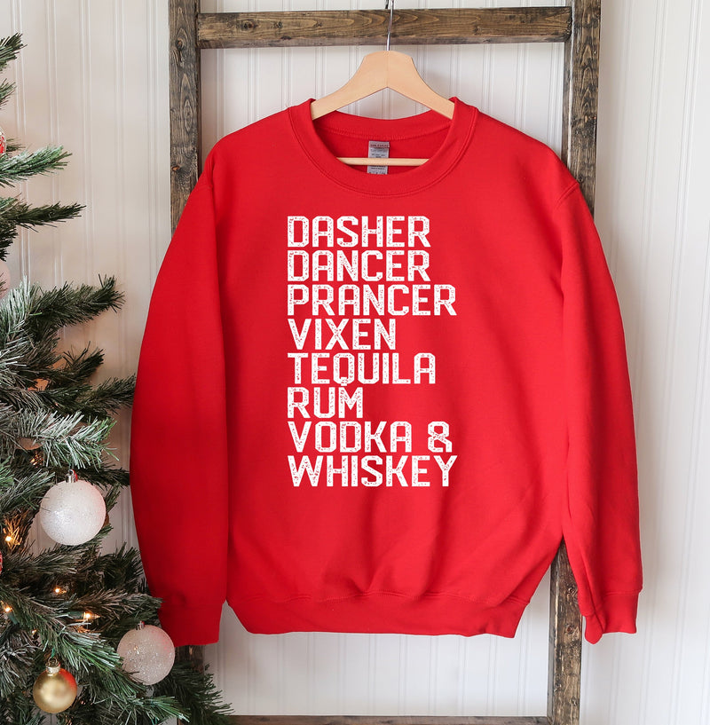 Dasher Dancer Christmas Sweatshirt