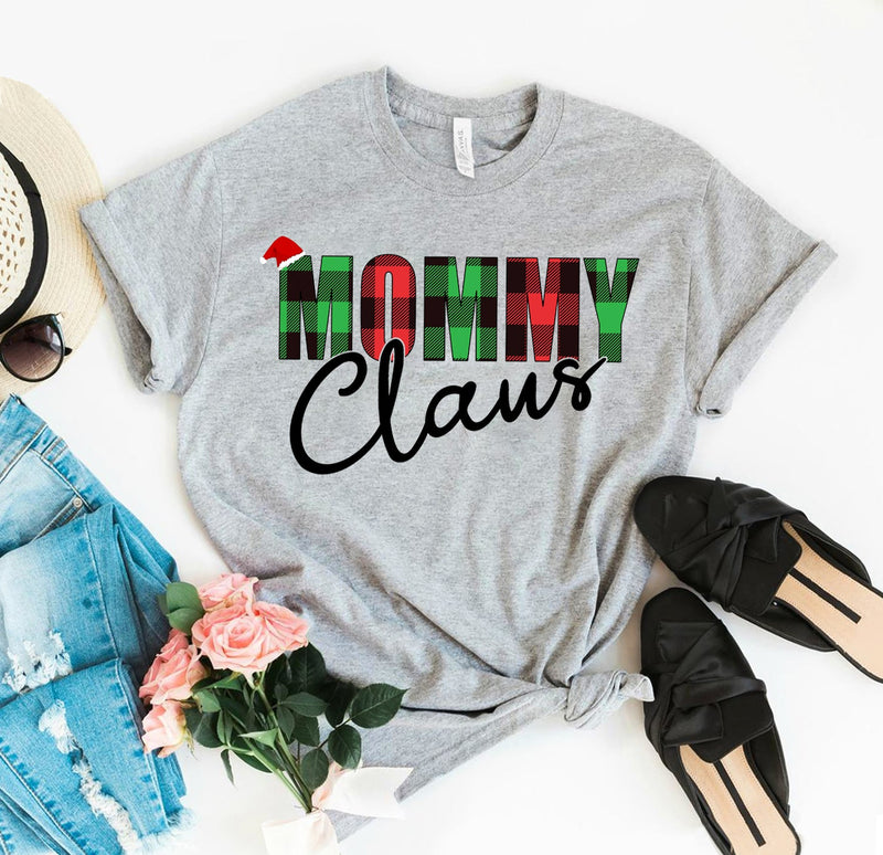 Mommy Claus Christmas T-shirt