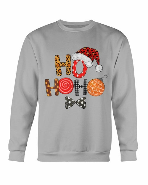 HO HO HO Santa Cap Christmas Sweatshirt