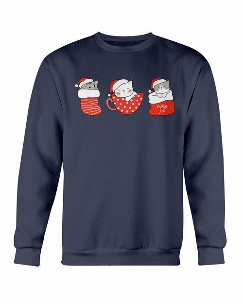 Cute Cats Christmas Sweatshirt